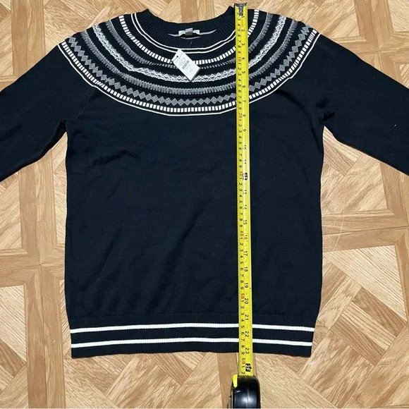 Talbots FAIR ISLE CREWNECK SWEATER small - Picture 2 of 7